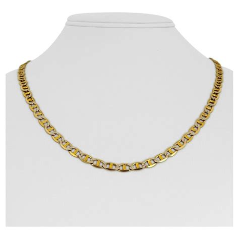diamond cut gucci link chain